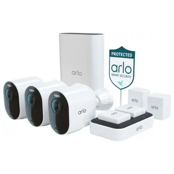 Arlo Ultra 2 Spotlight 3-Camera Wireless 4K Security System