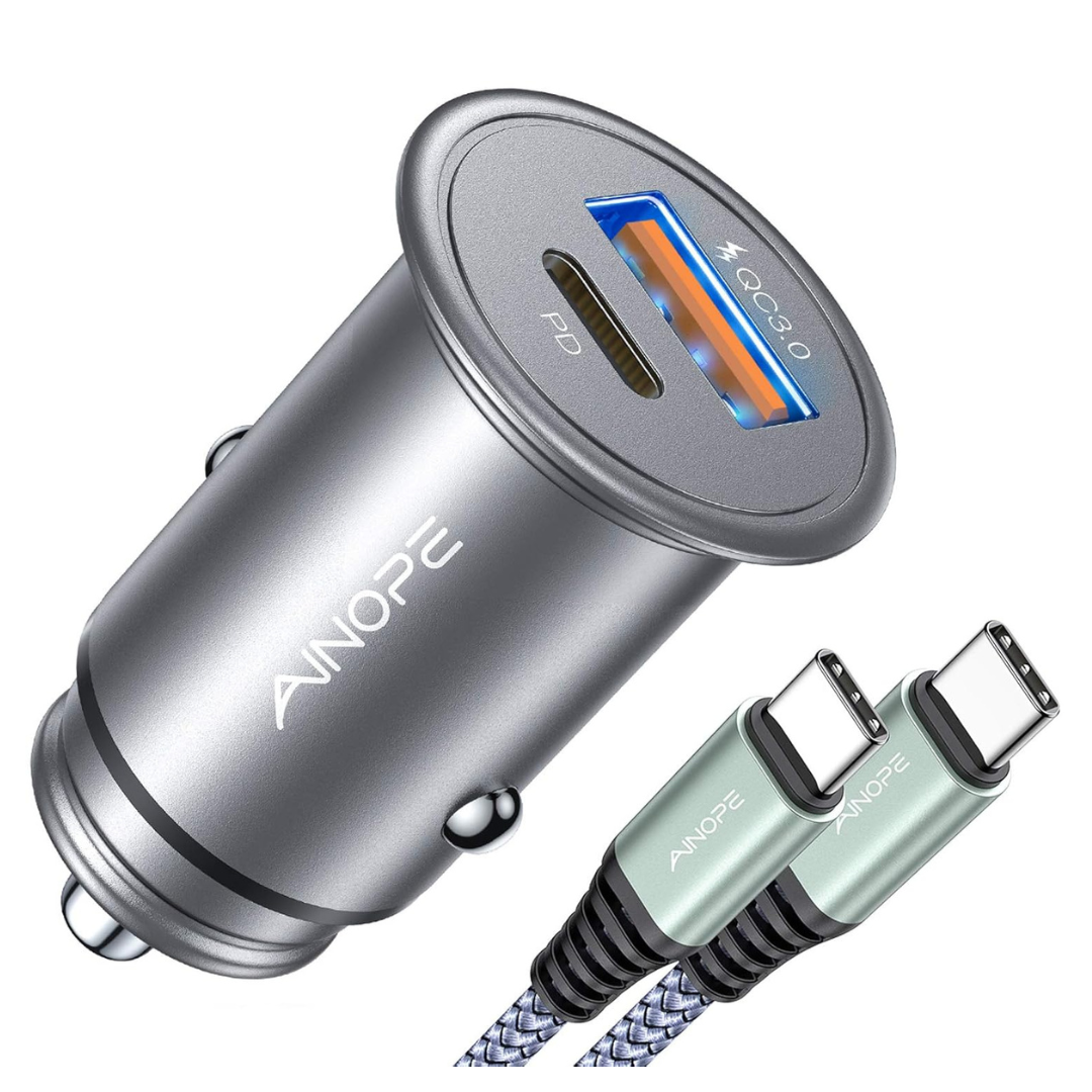 Super Mini 54W Fast USB C Car Charger