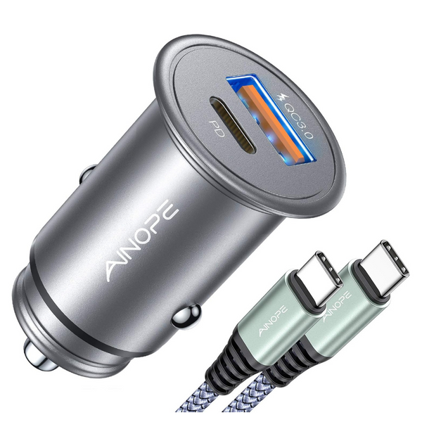 Super Mini 54W Fast USB C Car Charger