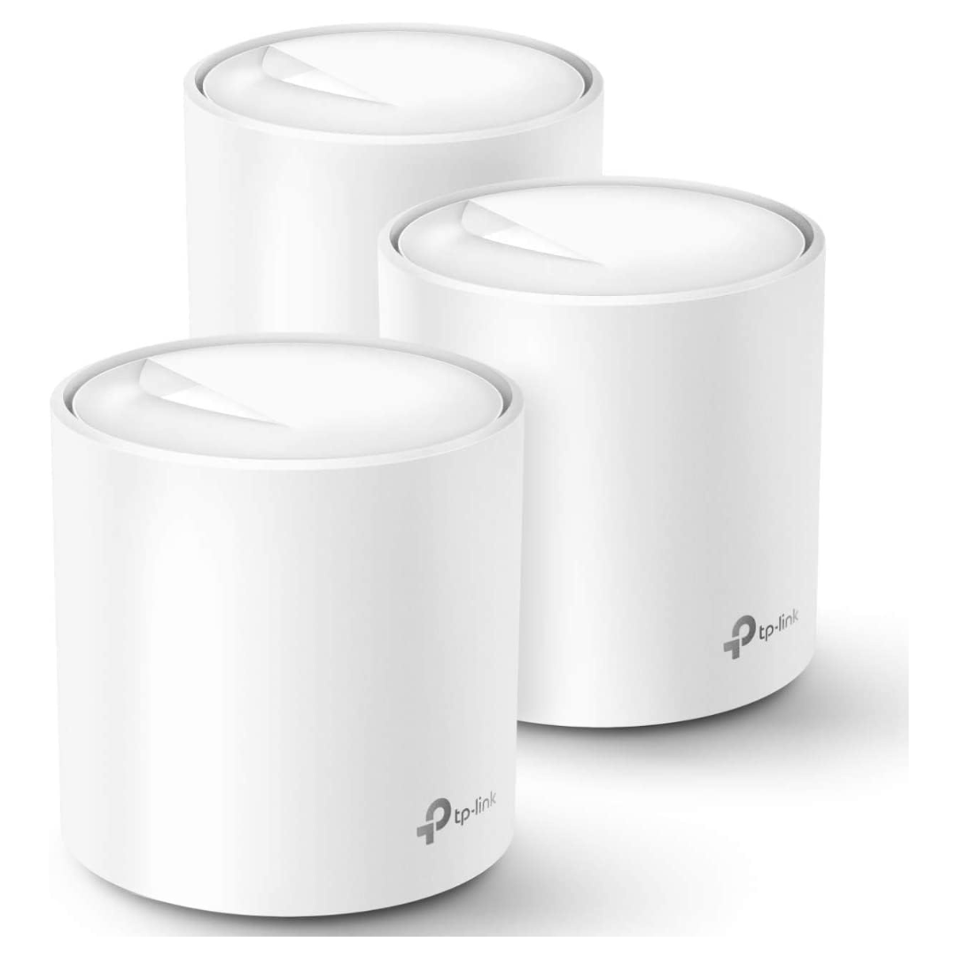 3-Pack TP-Link AX1800 WiFi 6 Dual-Band Mesh Wireless Routers System