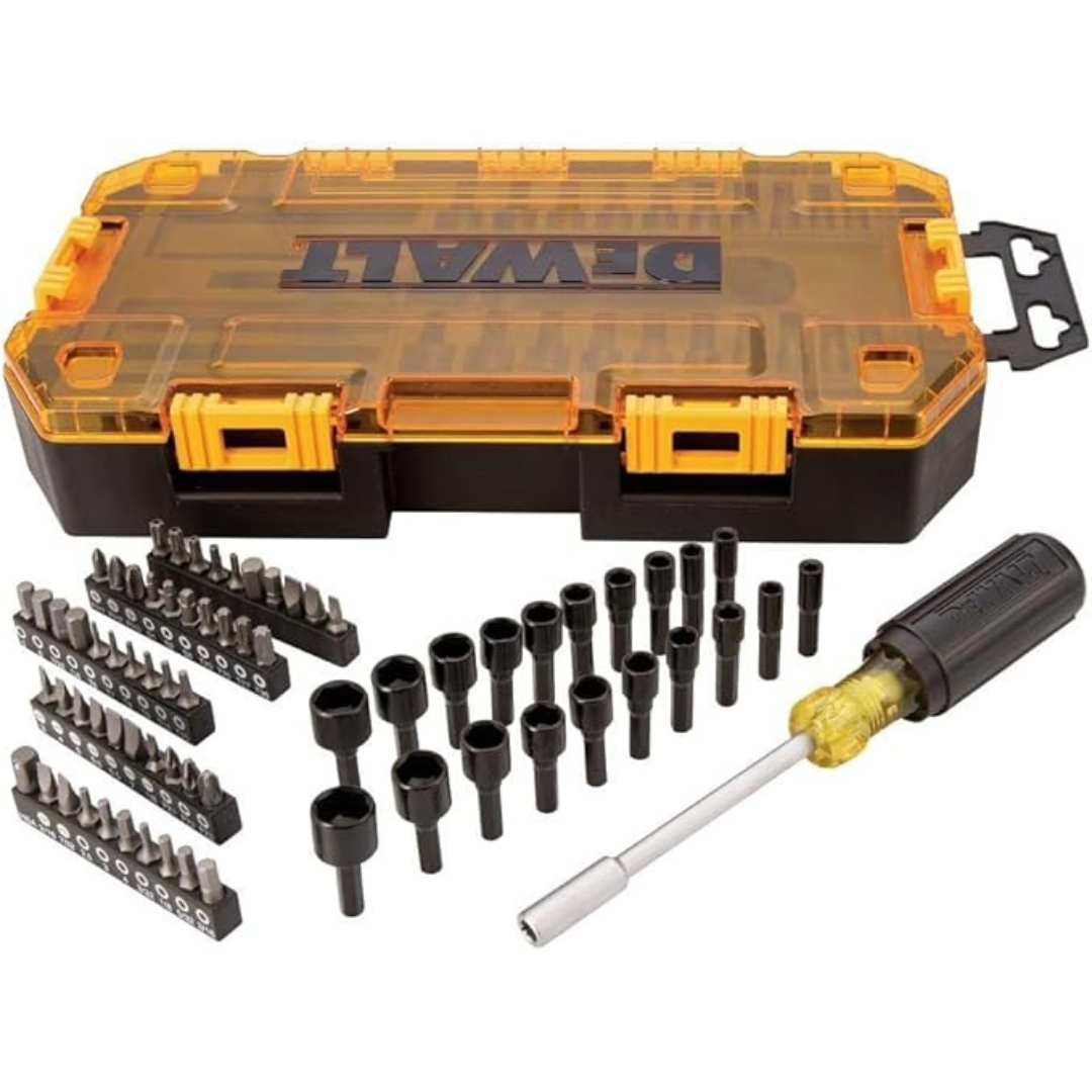 71-Piece Dewalt Screwdriver Bit Set With Nut Drivers