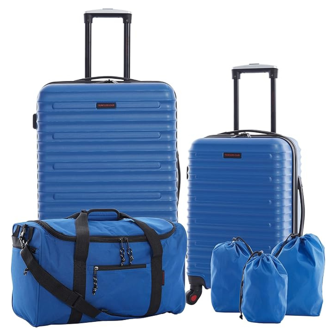 6-Piece Travelers Club Orion Luggage & Travel Accessories With Spinner Wheels