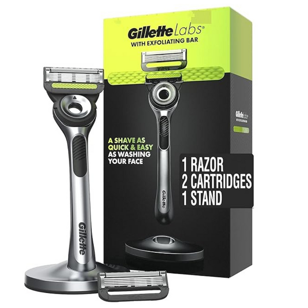 Gillette Labs Men's Razor Shaving Kit (1 Handle + 2 Refills)