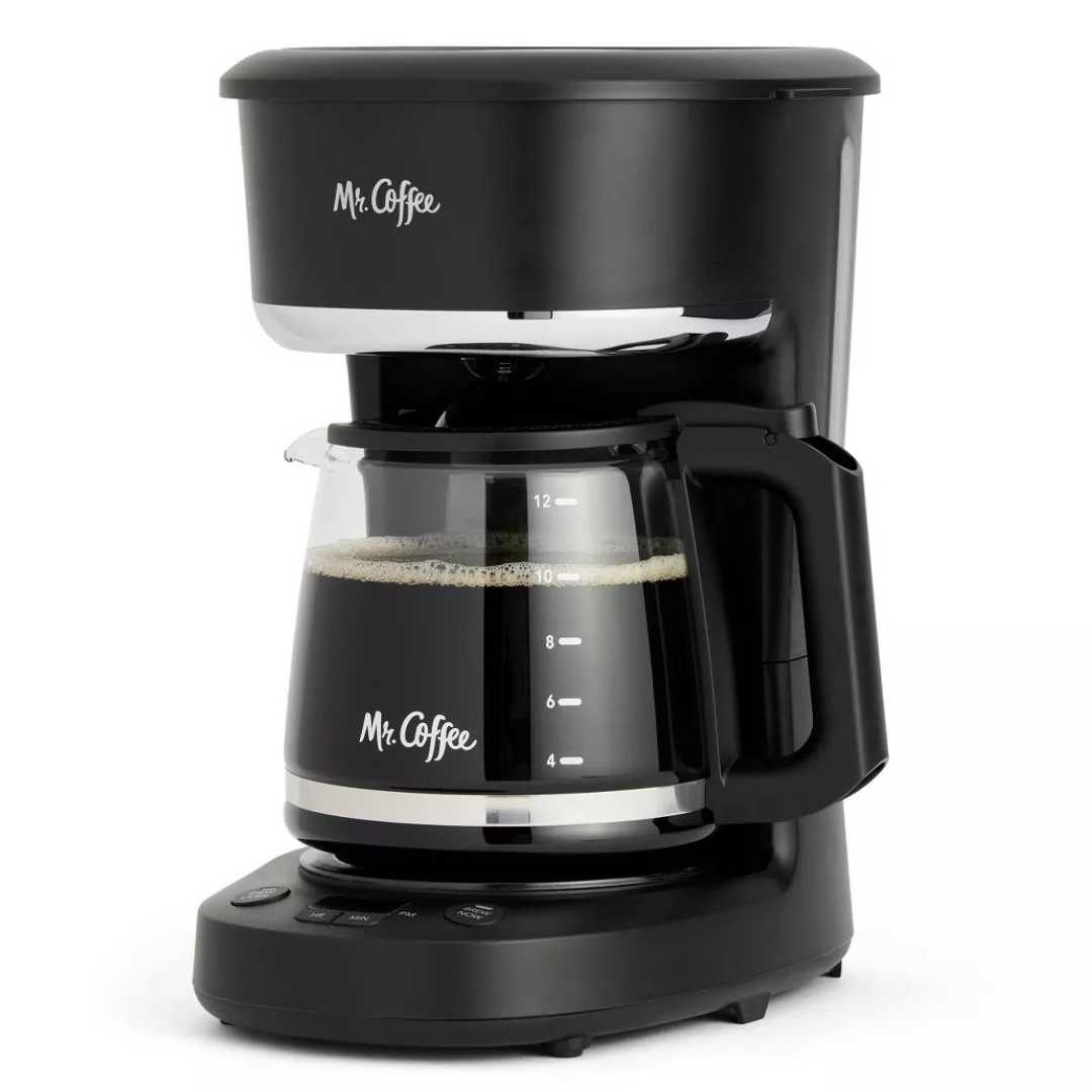 Mr. Coffee 12-Cup Programmable Drip Coffee Maker (Black)