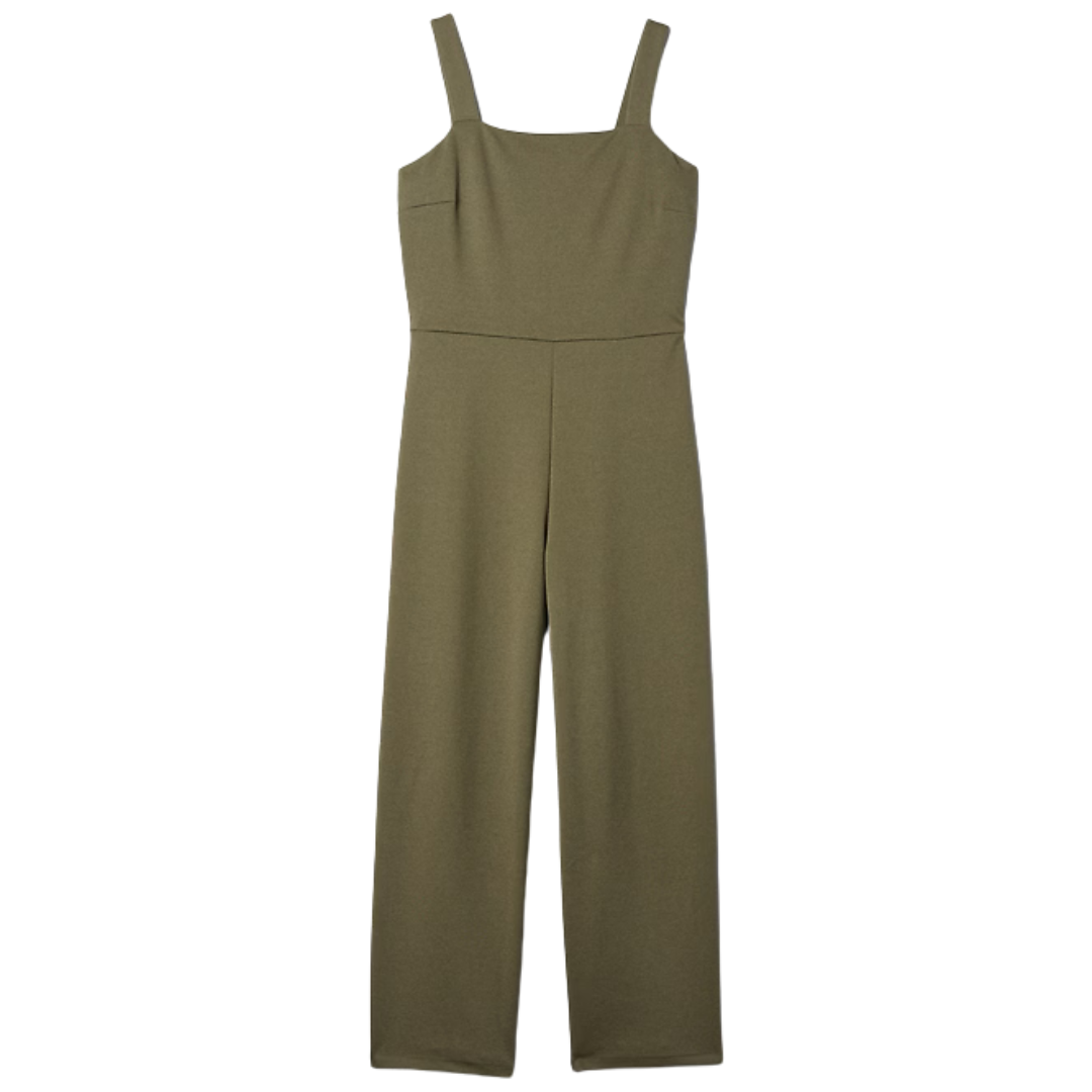 Gap Factory Ponte Squareneck Jumpsuit