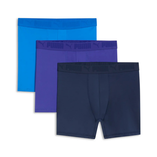 3-Pack PUMA Men's Athletic Fit Boxer Brief Underwear