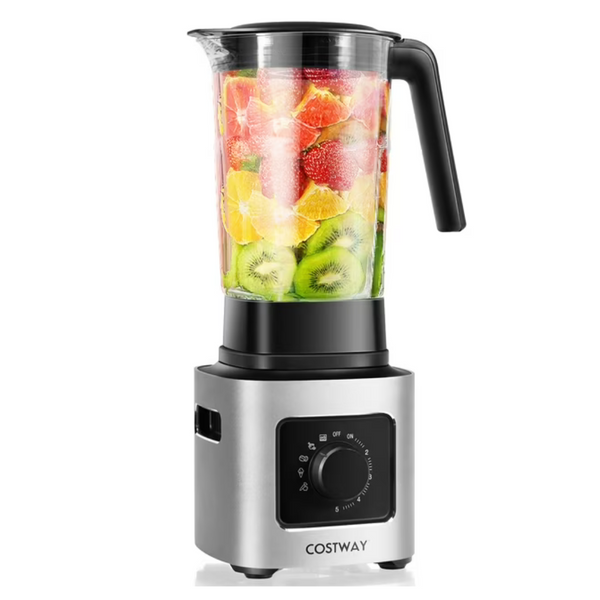 Costway 1500W 5 Speed Countertop Smoothie Blender W/ 5 Presets & 68oz Jar