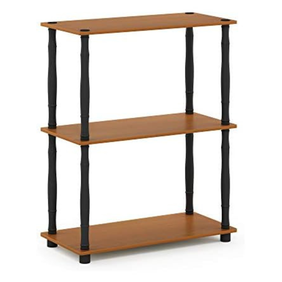 Furinno Turn-N-Tube 3-Tier Compact Multipurpose Shelf Display Rack