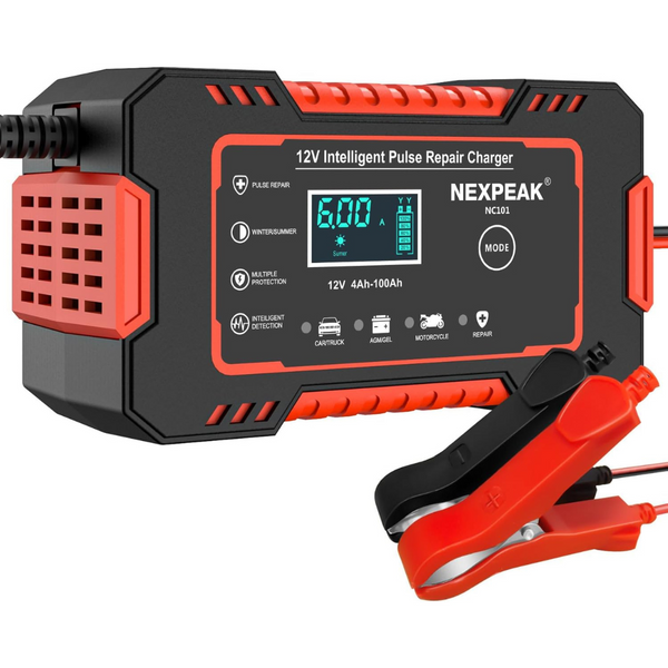 Nexpeak 12V 6A Smart Car Battery Charger