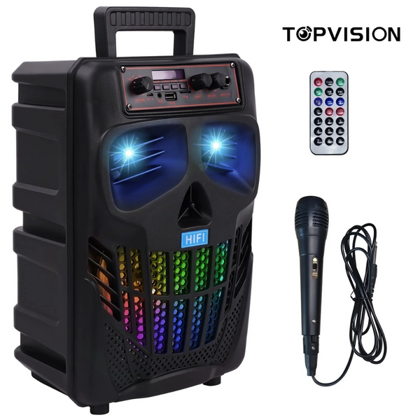 Topvision Karaoke Machine Bluetooth for Adult with Microphone