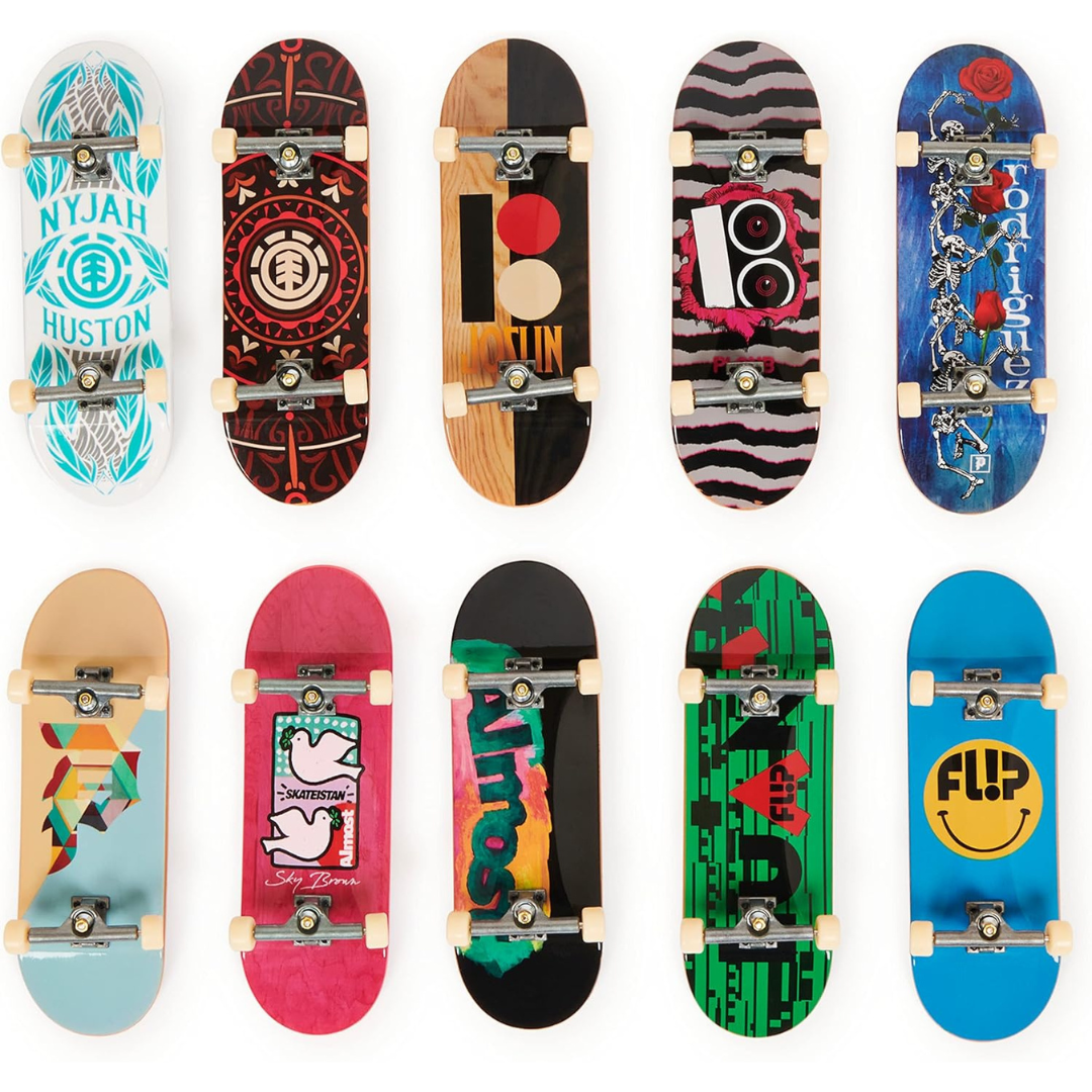 10-Pack Tech Deck DLX Pro Collectible Fingerboards