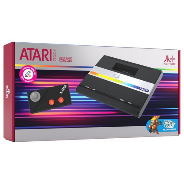 Official Atari 7800+ Console & Wireless Controller