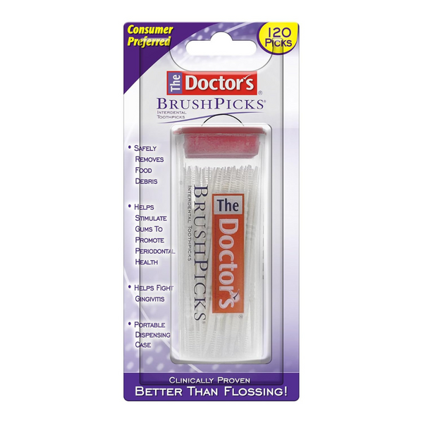 120-Count The Doctor's BrushPicks Interdental Toothpicks