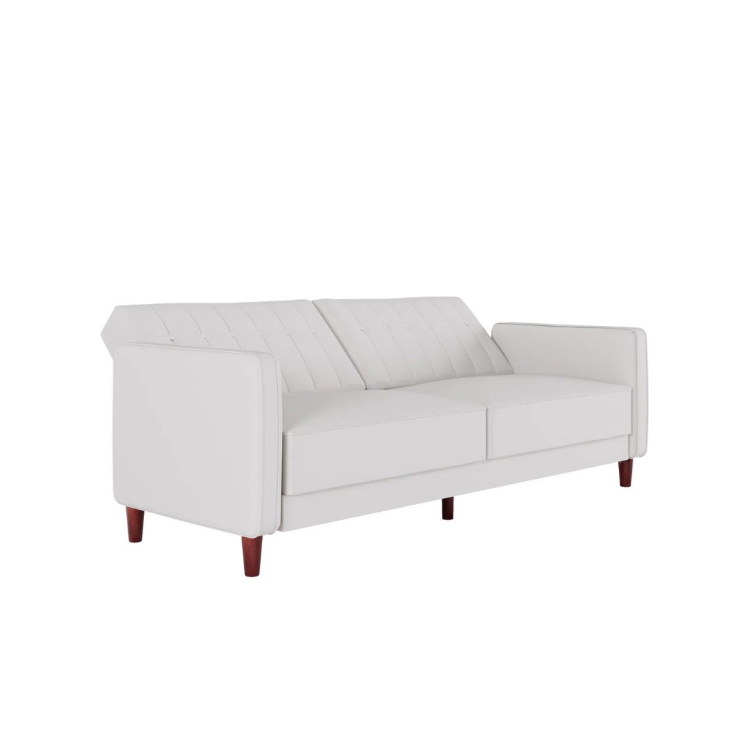 Sand & Stable Seylow 81.5 Faux Leather Convertible Sofa