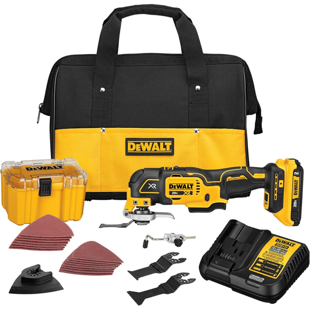 Dewalt 20V MAX XR Cordless Brushless 3-Speed Oscillating Multi Tool Kit