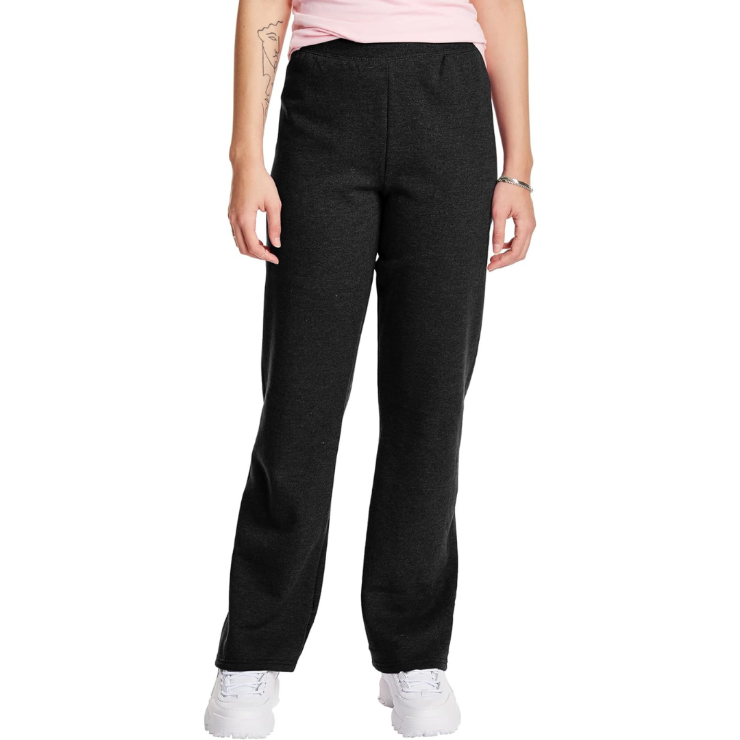 Hanes Women's EcoSmart Open Bottom Leg Sweatpants