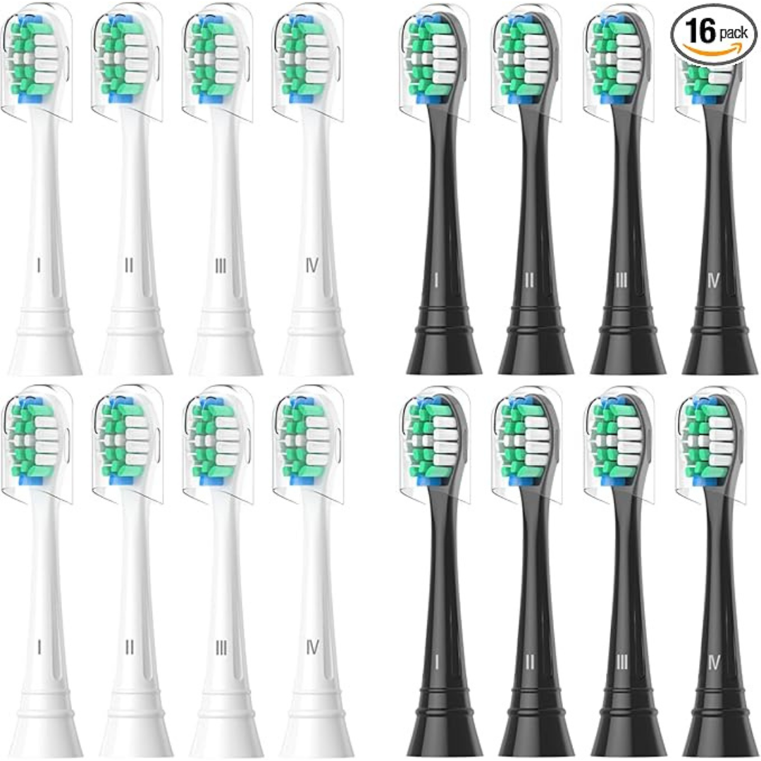 16-Pack Replacement Brush Head for Philips Sonicare Electric Toothbrush