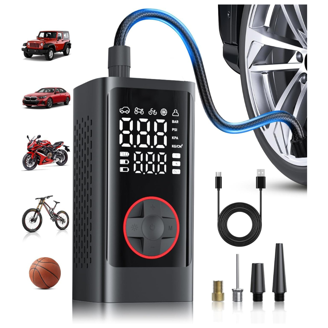 150PSI Portable Tire Inflator Air Compressor