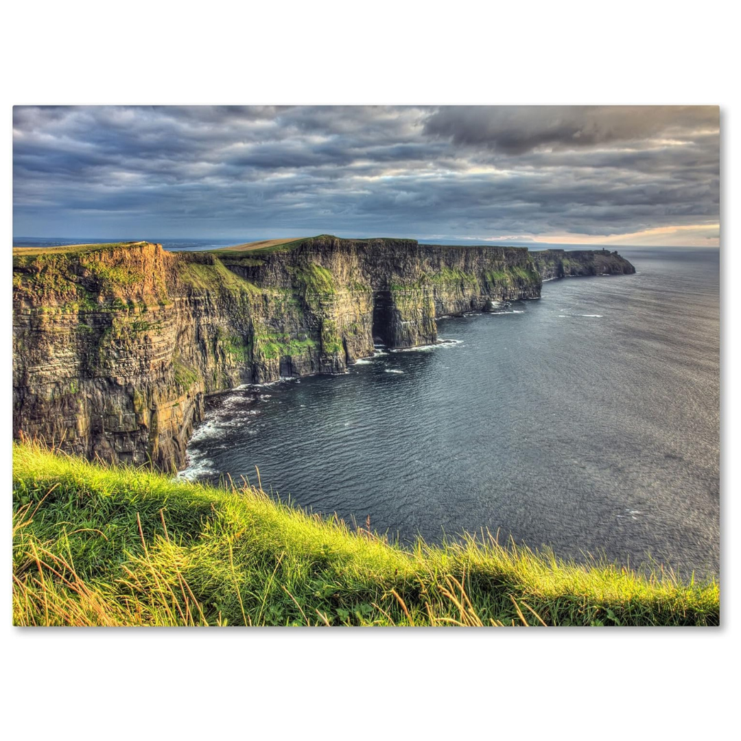 Trademark Fine Art Cliffs Of Moher Ireland 22" x 32" Canvas Wall Artwork