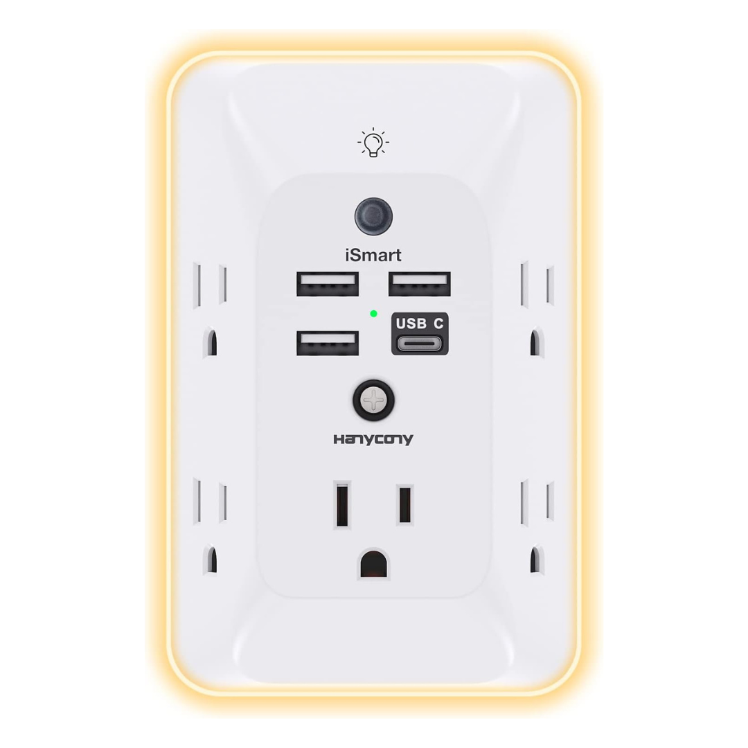 i-Smart 5-Outlet Extender Surge Protector