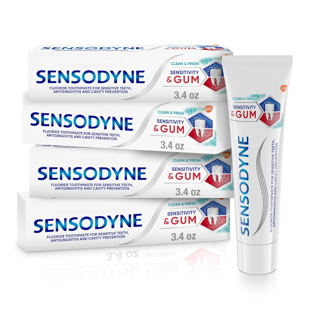 4-Count 3.4Oz Sensodyne Sensitivity & Gum Sensitive Toothpaste