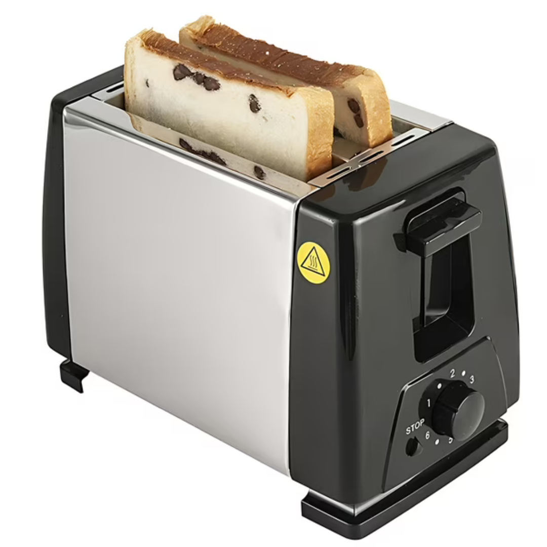 Aoresac 2-Slice Stainless Steel Toaster With 6 Preset Settings