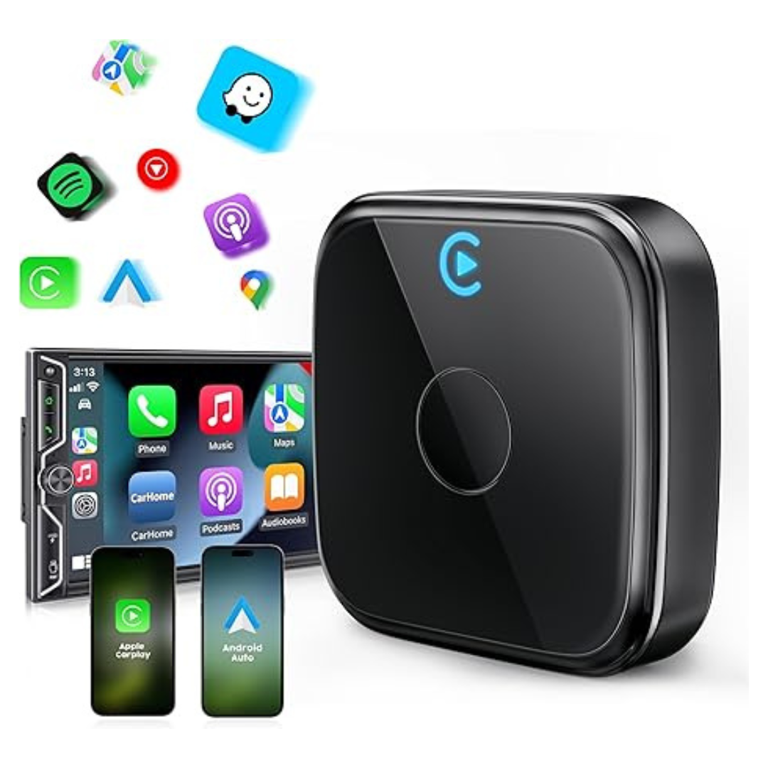 2-In-1 Wireless Carplay Adapter For Iphone & Android