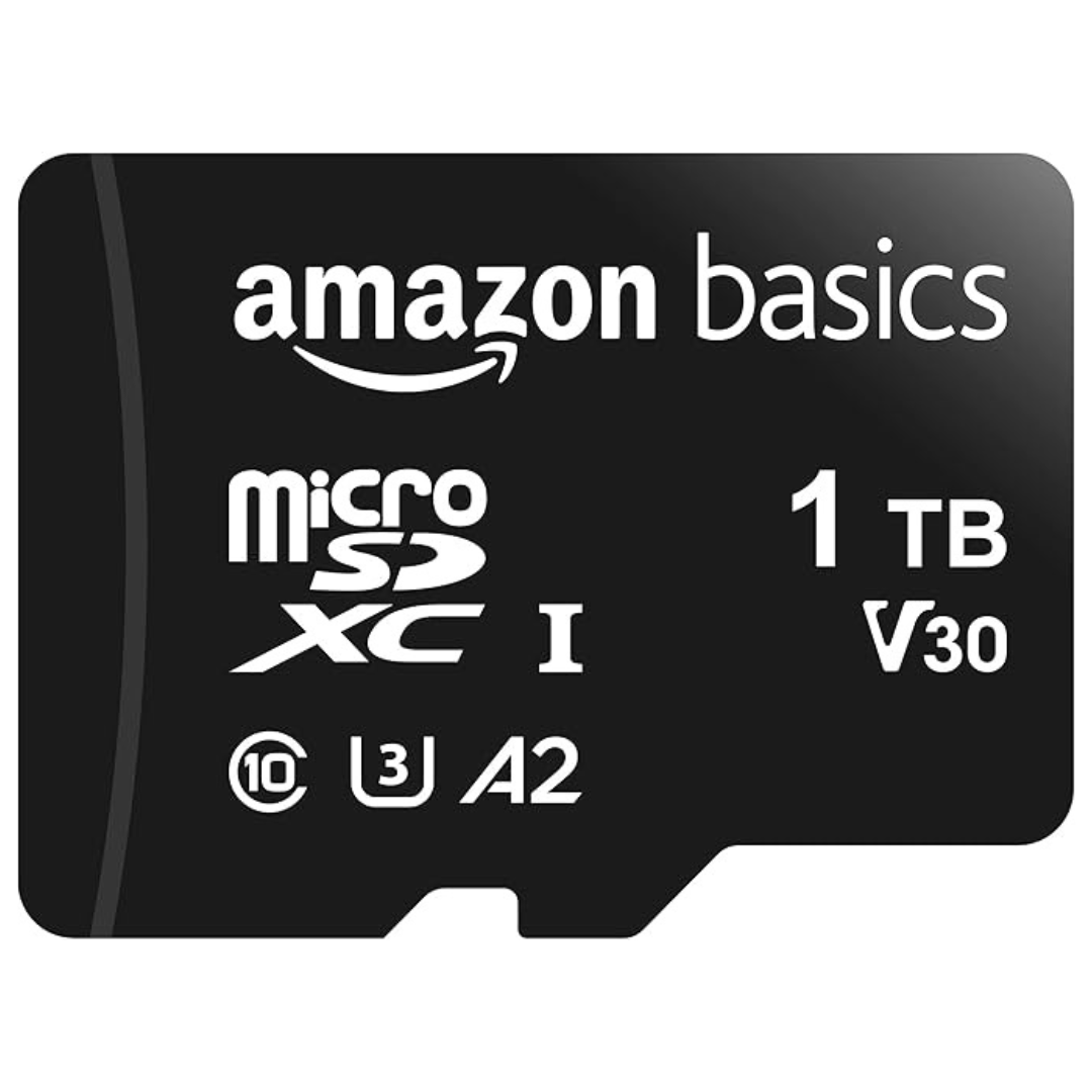 Amazon Basics 1TB MicroSDXC Card With Full Size Adapter