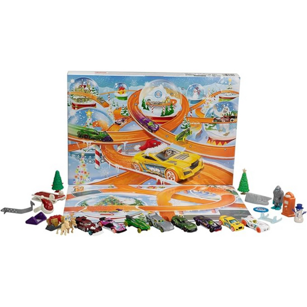 Hot Wheels 2024 Advent Calendar 8 1:64 Scale Vehicles