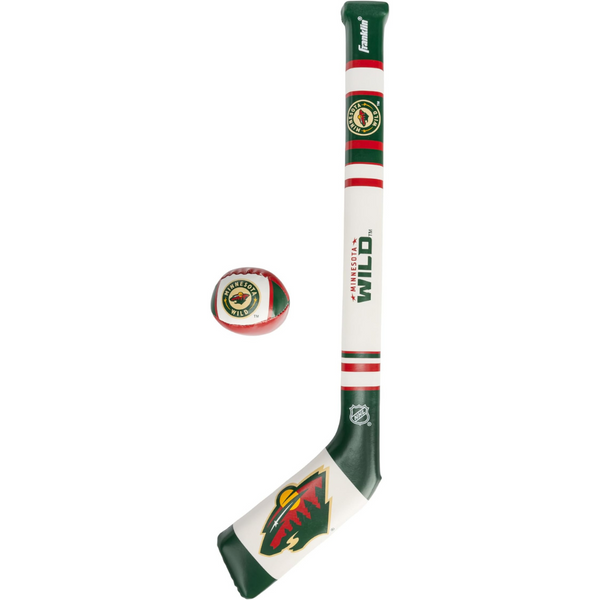 Franklin Sports Minnesota Wild NHL Mini Soft Hockey Stick & Ball Set