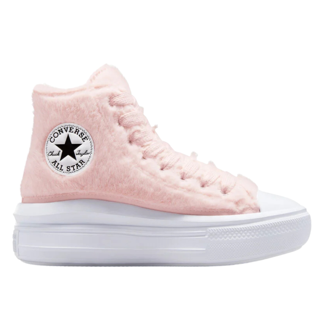 Converse Women's Chuck All Star Move Platform Faux Fur High Top Shoes