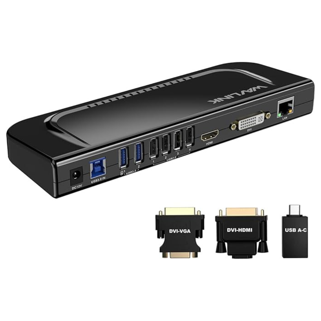 WAVLINK 13-In-1 USB3.0/USB C Laptop Docking Station