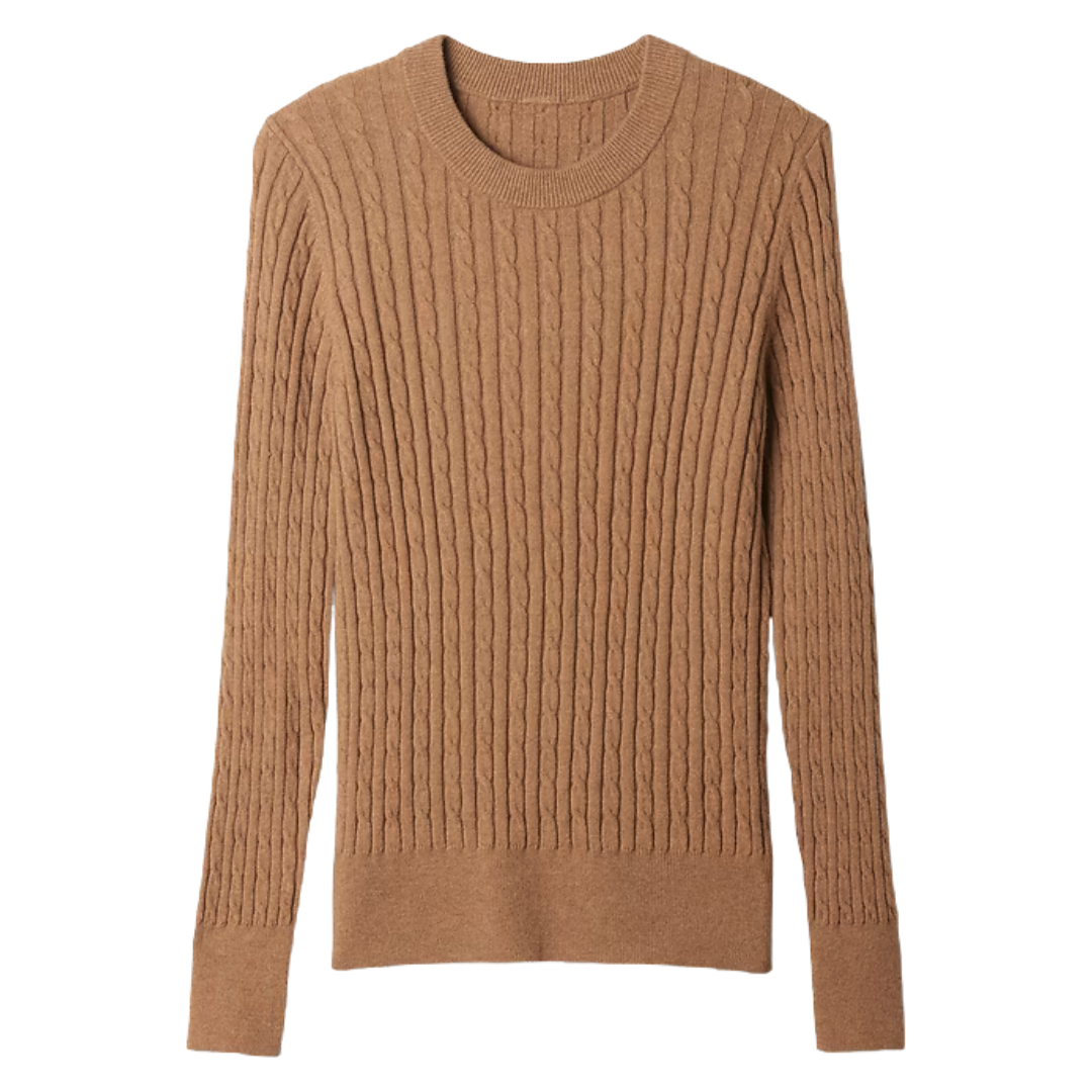 GAP CashSoft Cable-Knit Crewneck Sweaters