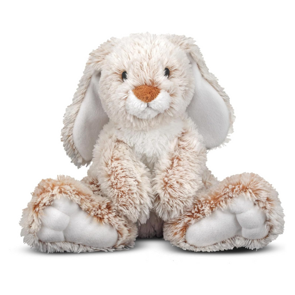 Melissa & Doug 9" Burrow Bunny Rabbit Stuffed Animal