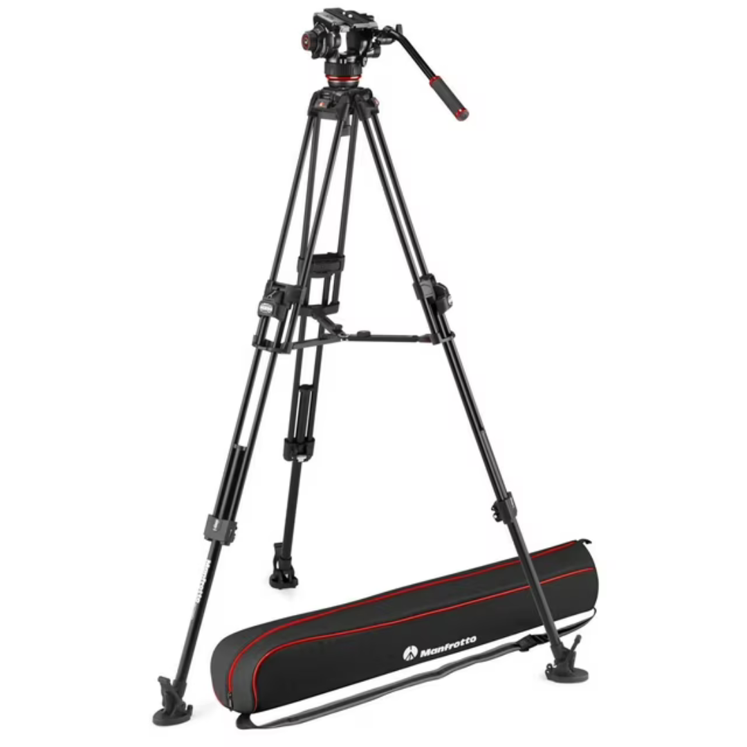 Manfrotto 504X Fluid Video Head & 645 FAST Aluminum Tripod