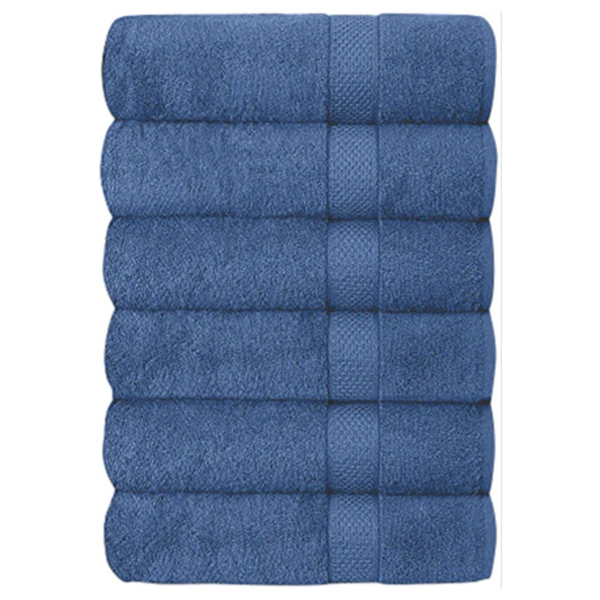 Simple Elegance 6-Pack Plush Bath Towel Set (27x52 Inch)