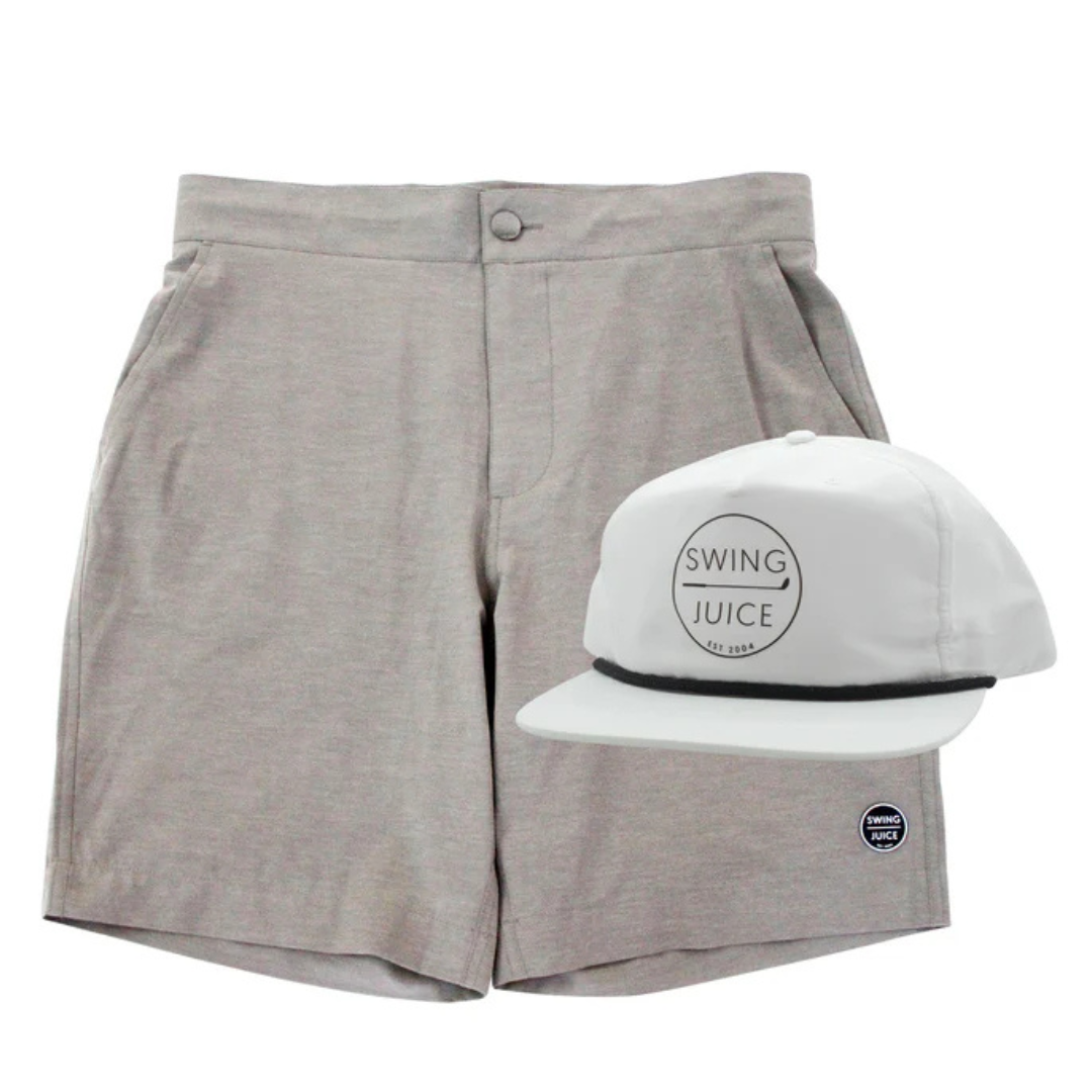 SwingJuice Men's Short & Rope Hat Bundle