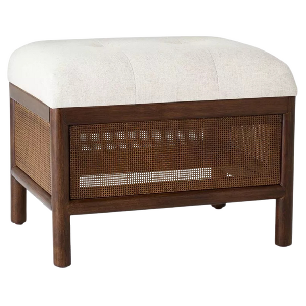 Threshold designed w/ Studio McGee Woodspring Cane Base Ottoman