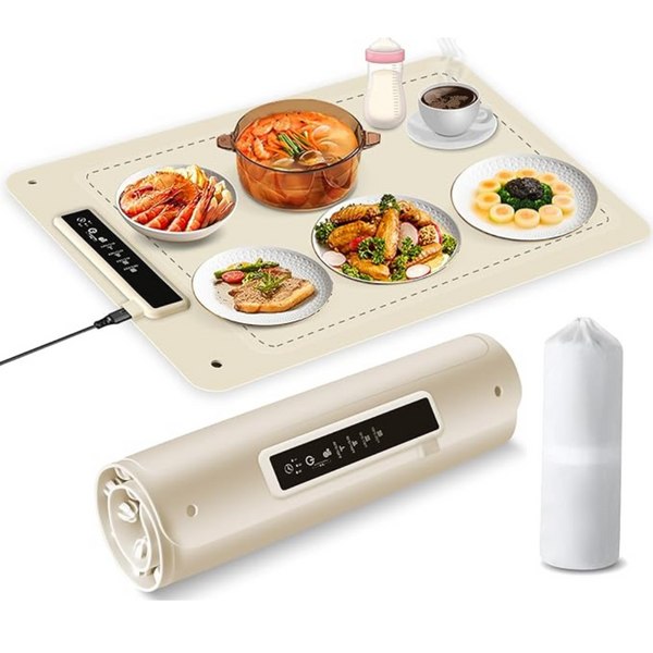 Food Warming Mat with 4 Heat Levels