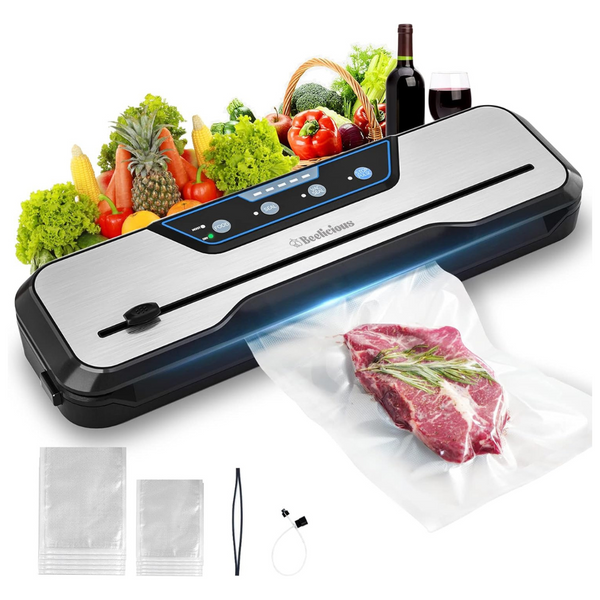 Beelicious Stainless Steel Vacuum Sealer Machine With Starter Kit