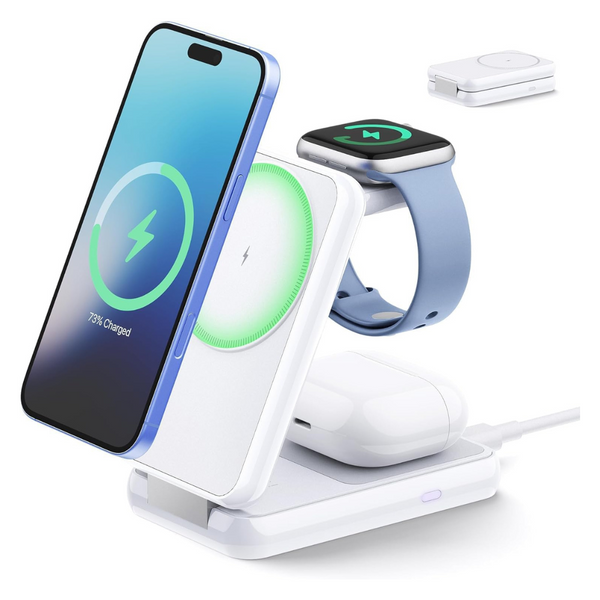 3 in 1 Foldable MagSafe Wireless Charging Station