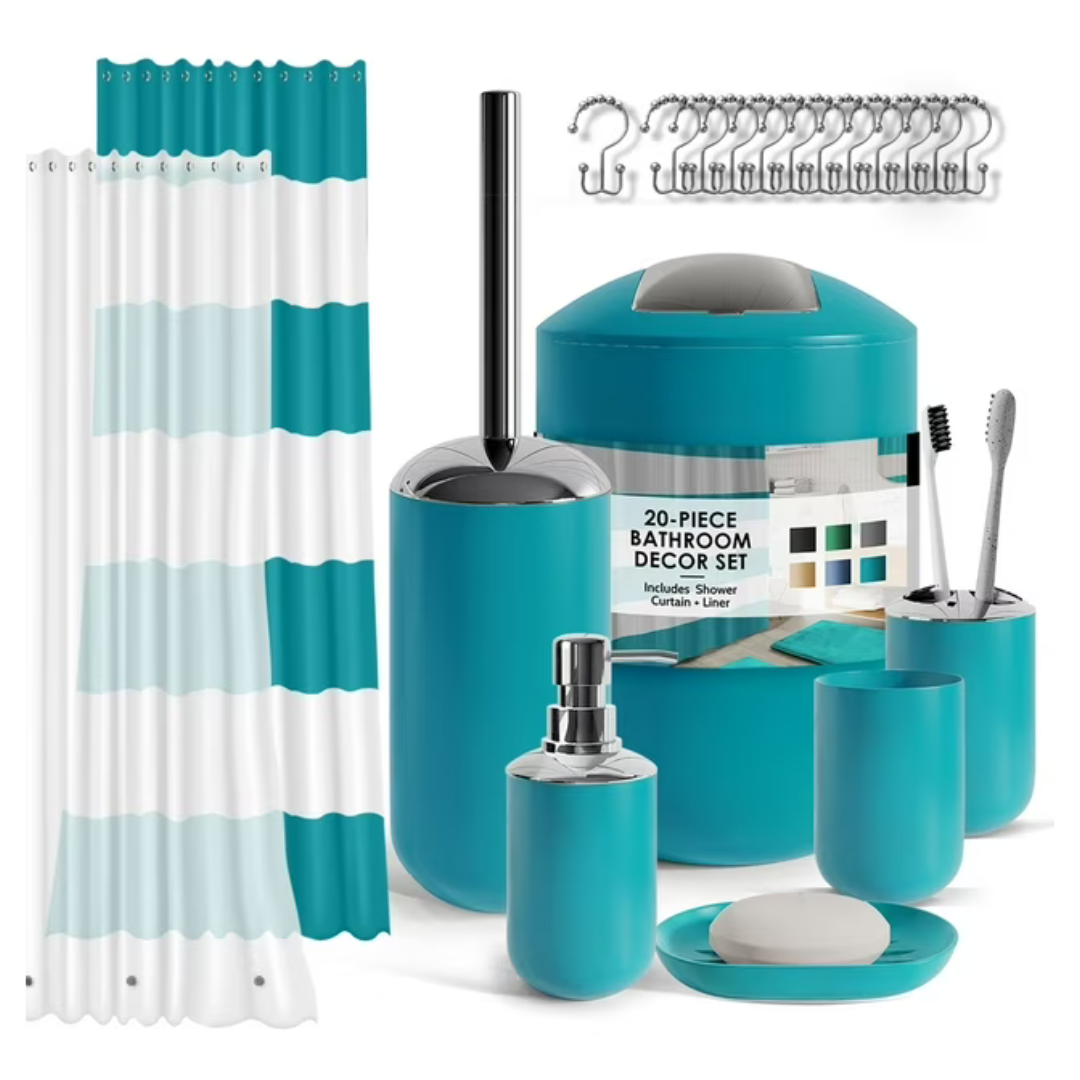 20-Piece Nestl Bathroom Accessories Set (Various)