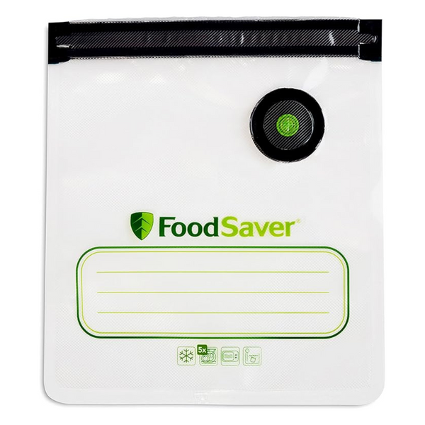 10-Count FoodSaver Reusable Quart Vacuum Zipper Bags