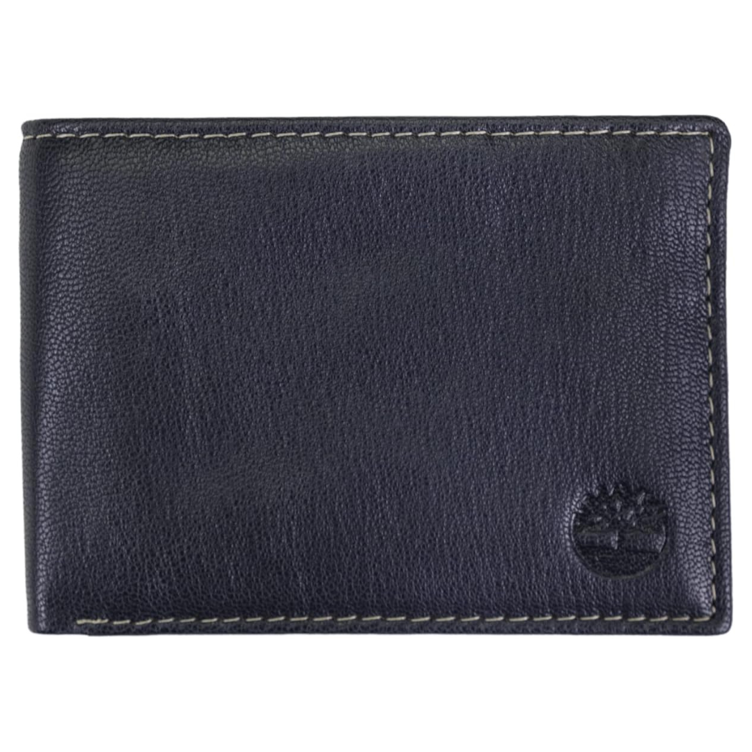 Timberland Men's Leather RFID Blocking Passcase Security Wallet