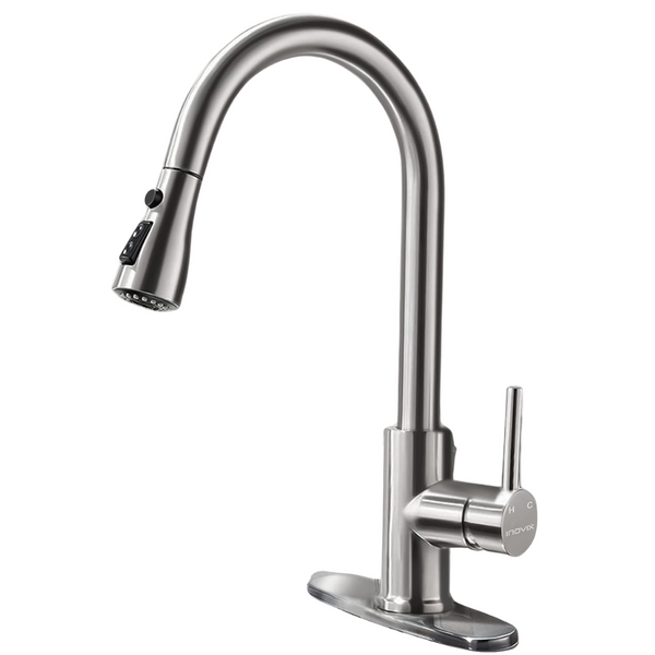 Stainless Steel Kitchen Sink Faucets with Pull Down Sprayer