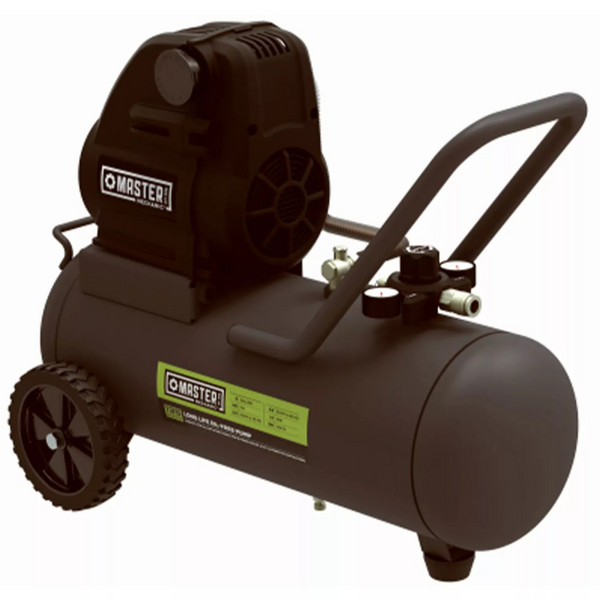 Master Mechanic 8 Gallon Portable Oil Free Air Compressor with Motor