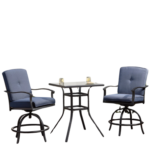 Mainstays Belden Park 3-Piece High Bistro Set