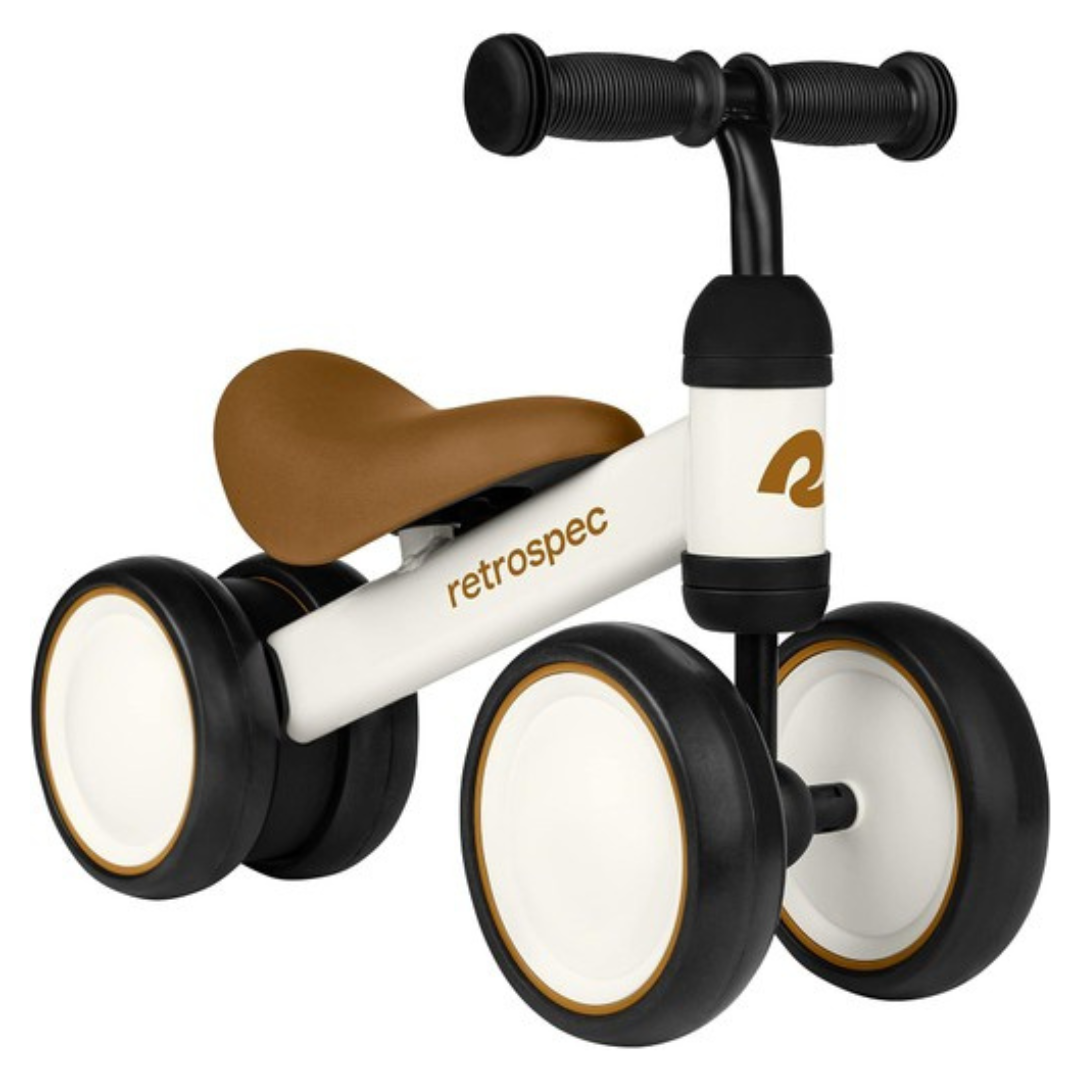 Retrospec Cricket Baby Walker Balance Bike With 4 Wheels