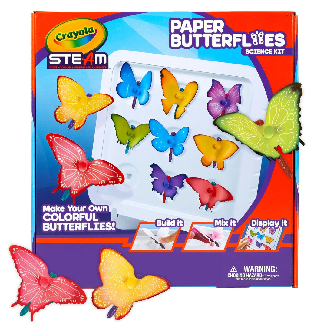 Crayola Kids Paper Butterfly Science Steam Toy Kit