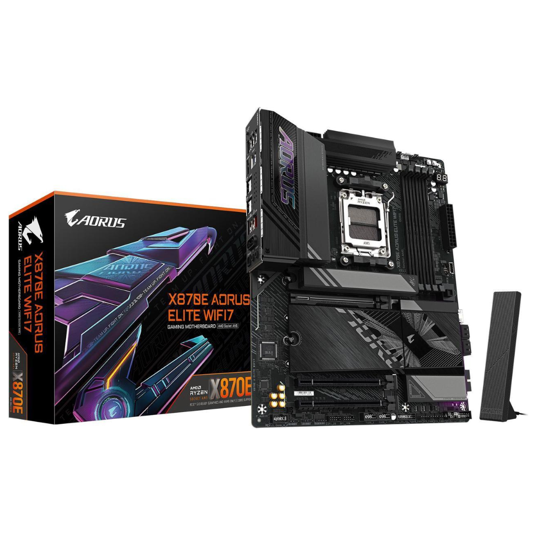 Gigabyte X870E Aorus Elite WiFi7 AM5 LGA 1718 Gaming Motherboard + 1TB SSD